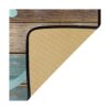 Tapete de madera retro con anclaje para el piso de la_4