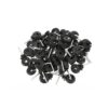 100 aisladores eléctricos negros para valla con rosca_3
