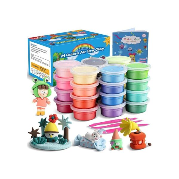 ifergoo Kit de arcilla de modelado 24 colores Magic Air_1