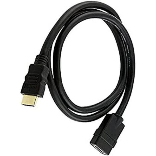 Corto 8Inch 28 AWG HDMI de alta velocidad macho a hembra_1