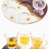 iSuperb Soporte para copa de vino de resina para soporte