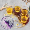 iSuperb Soporte para copa de vino de resina para soporte