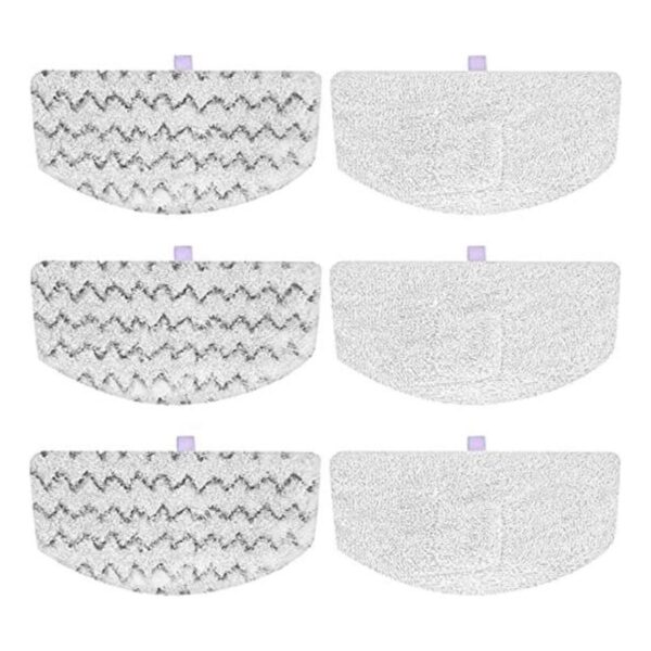 iSingo Paquete de 6 almohadillas para trapeador de vapor