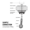 iSpring GA1AW llave de diseñador para filtro de agua de_5