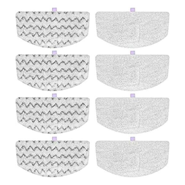 iSingo Paquete de 8 almohadillas para trapeador de vapor