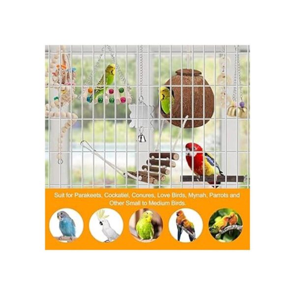 Juguetes para pájaros perca de pájaros jaula de pájaros