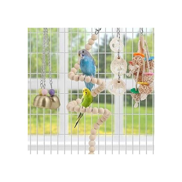 Juguetes para pájaros perca de pájaros jaula de pájaros