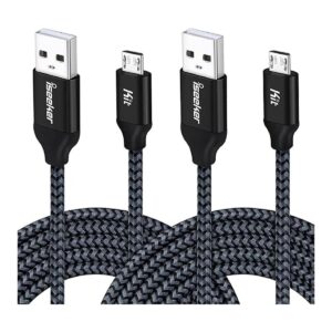 iSeekerKit Cable USB de 15 pies extra largo trenzado micro_1