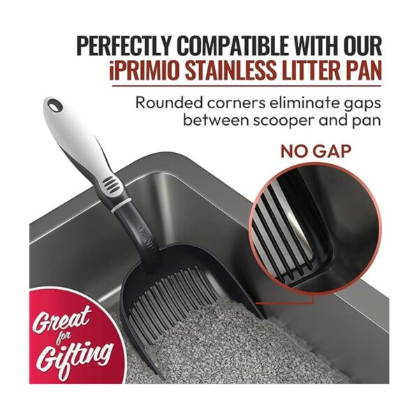 iPrimio Cat Litter Scooper with Deep Shovel Non Stick_6