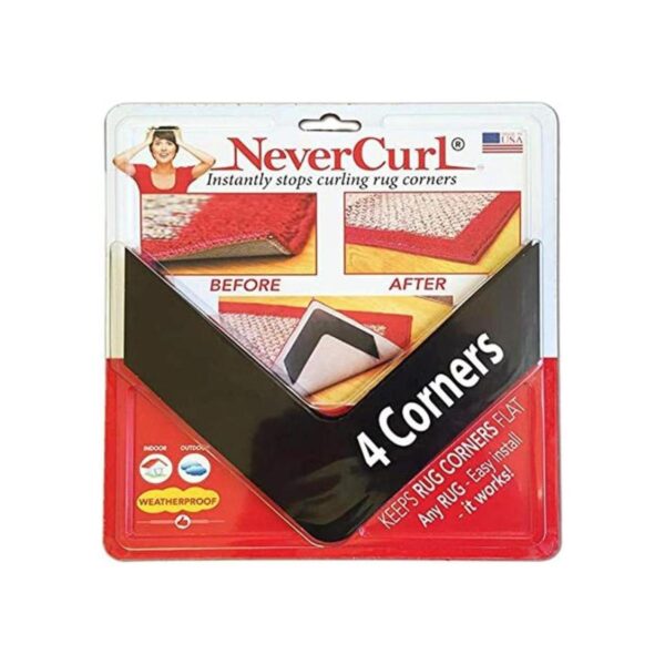 NeverCurl Adhesivo para aflombras que evita que se_1