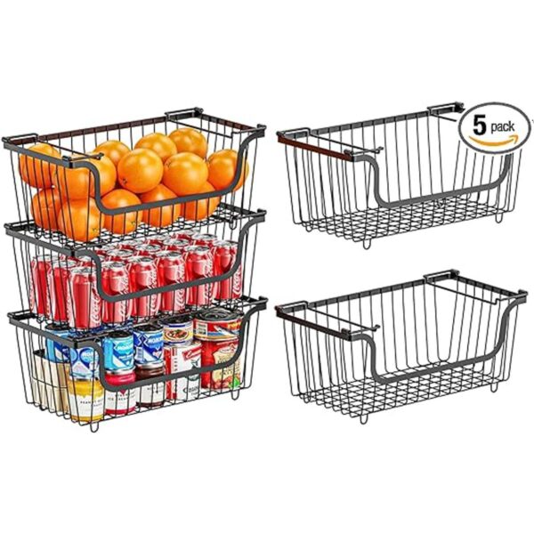 iSPECLE Cesta de almacenamiento paquete de 5 cestas_1