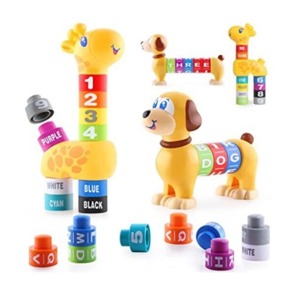 iPlay iLearn Juguetes apilables para bebés conjunto de_1