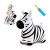 iPlay iLearn Bouncy Pals Juguete de tolva de cebra_1