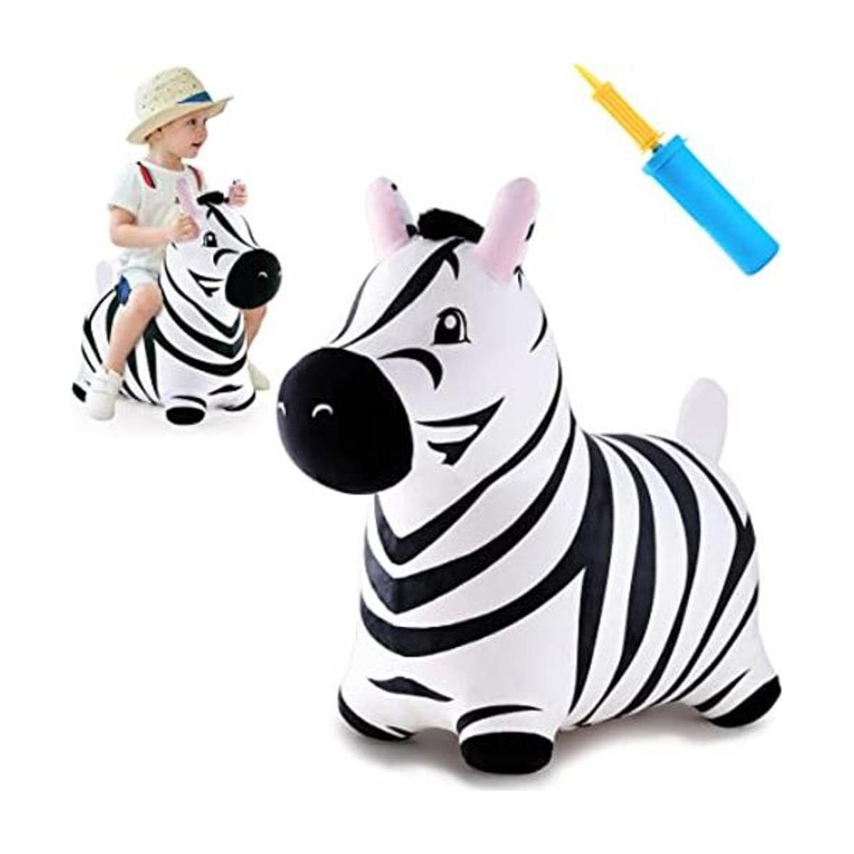 iPlay iLearn Bouncy Pals Juguete de tolva de cebra