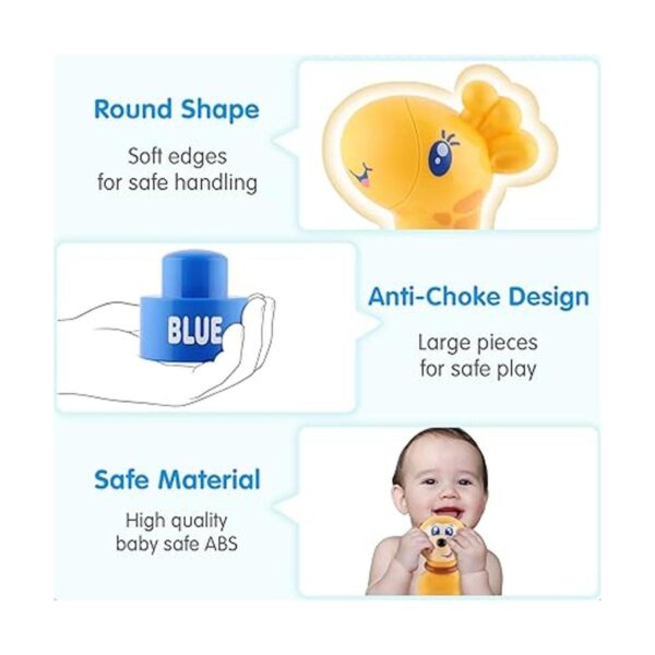 iPlay iLearn Juguetes apilables para bebés conjunto de_5