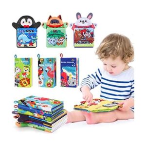 iPlay iLearn Libros suaves para bebés juego de libros de_1