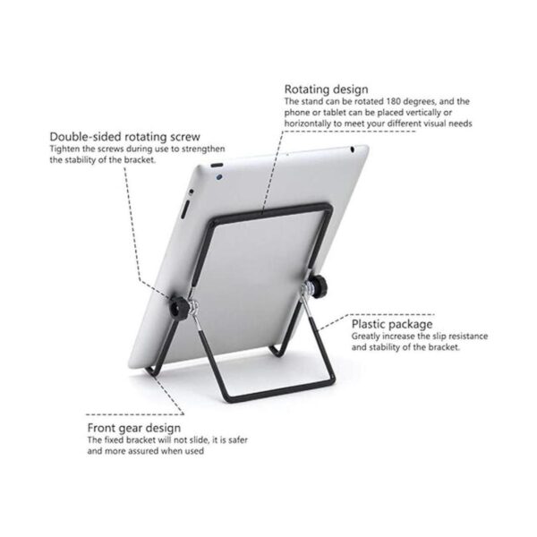 Soporte de caballete ajustable plegable para tableta_4