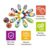 iPlay iLearn Juego de juguetes de bolos para niños juego_2
