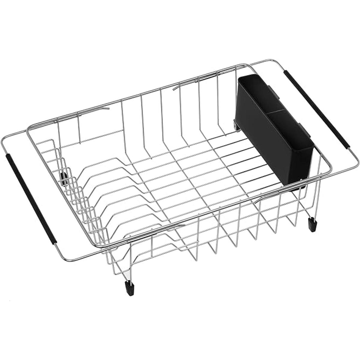 iPEGTOP Escurridor de platos ampliable y grande sobre el