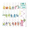 20 piezas de robots para decoración de fiesta de_2