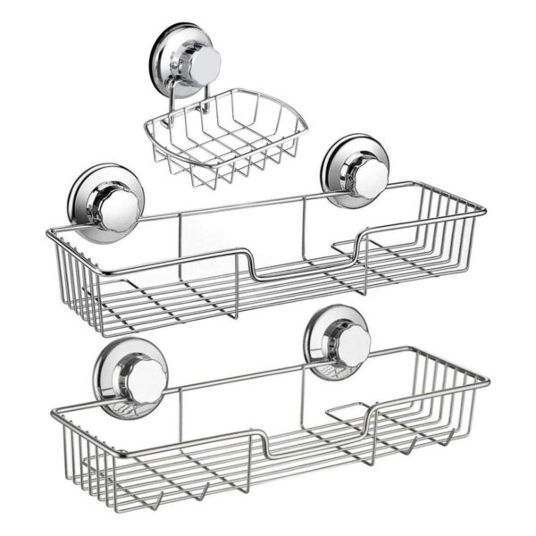 iPEGTOP Estante de ducha y soporte para jabonera para_1
