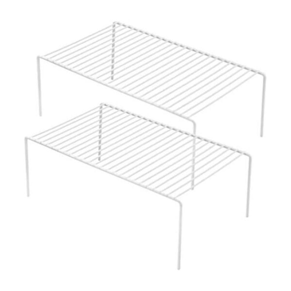 iPEGTOP Juego de 2 estantes para gabinete grandes 15.7 x