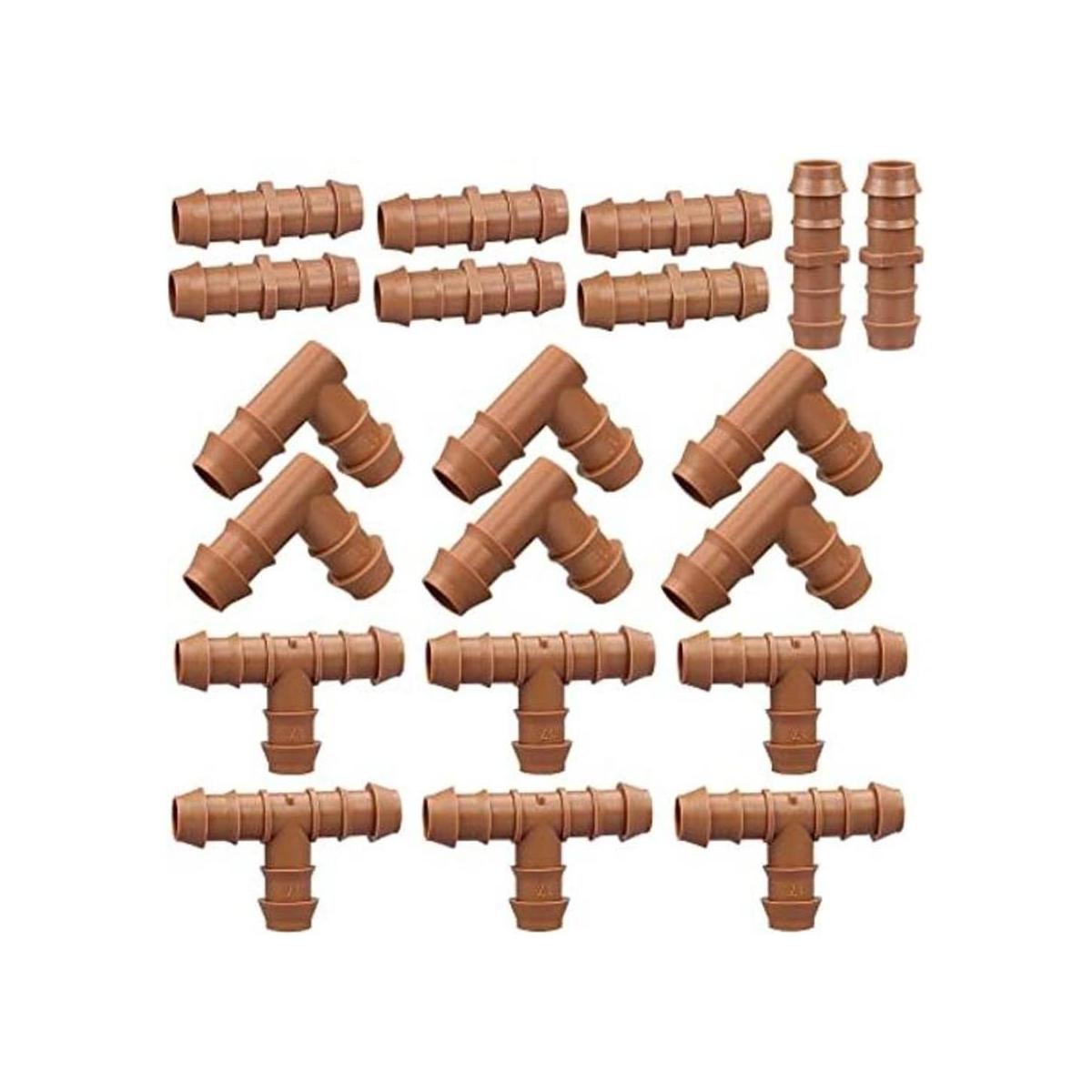 iMopo Kit de accesorios de riego para tubos de 12 0.600
