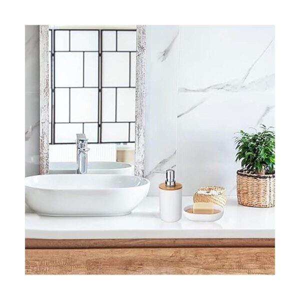iMucci Juego de accesorios de baño con soporte para_2