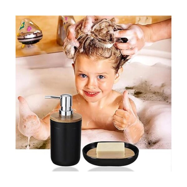 iMucci Juego de accesorios de baño con bote basura_5