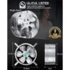 iLIVING ILG8G1412T Ventilador para azotea con montaje en_4