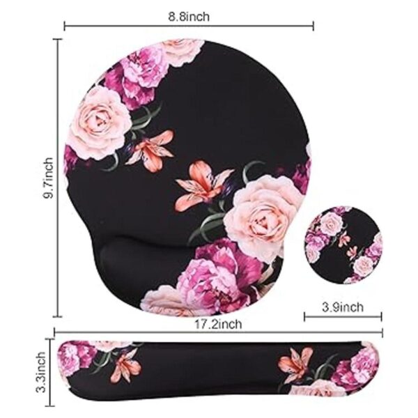 iLeadon Alfombrilla de mouse con soporte para muñeca_3