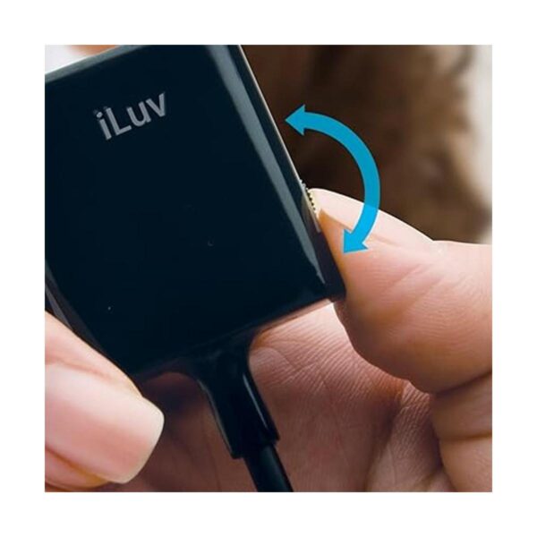 iLuv i111 Adaptador divisor de 2 vías con control de_6