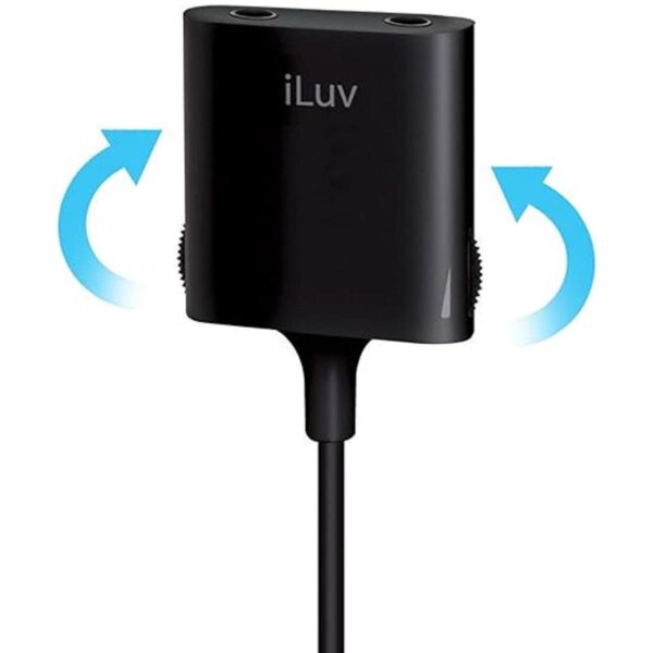 iLuv i111 Adaptador divisor de 2 vías con control de_5