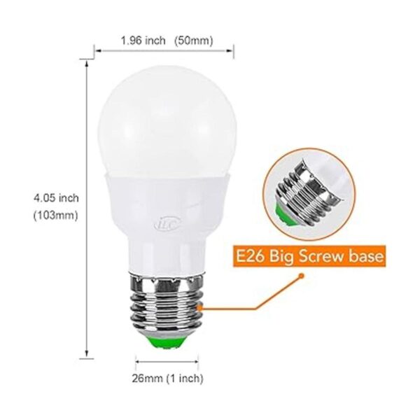 ILC RGB LED Light Bulb Color Changing Light Bulb 40W