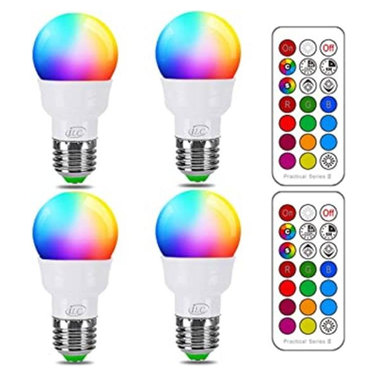 ILC RGB LED Light Bulb Color Changing Light Bulb 40W