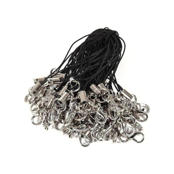 50 unids negro langosta garra corchete Cords cordón Split_1