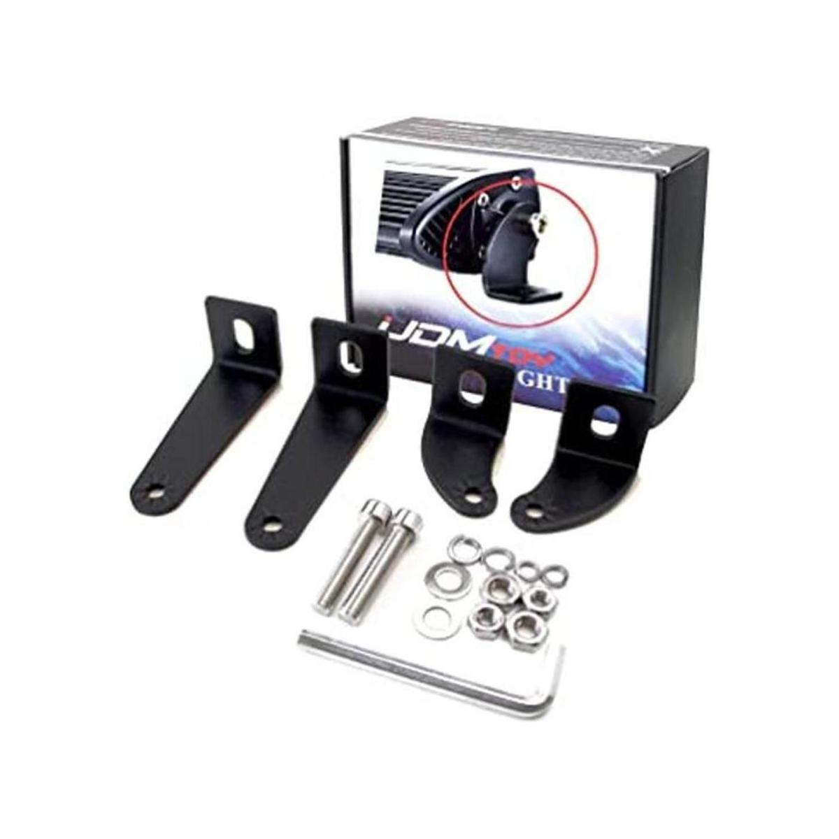 Soportes laterales para montaje de barra de luz LED con