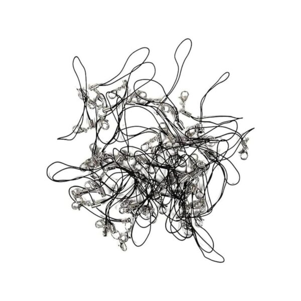 50 unids negro langosta garra corchete Cords cordón Split_2