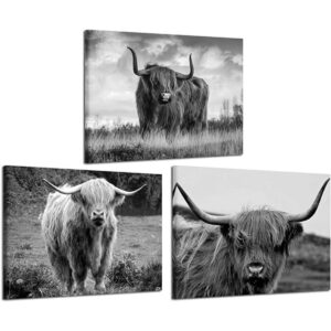 iKNOW FOTO Lienzo impreso para pared pintura en blanco y_1