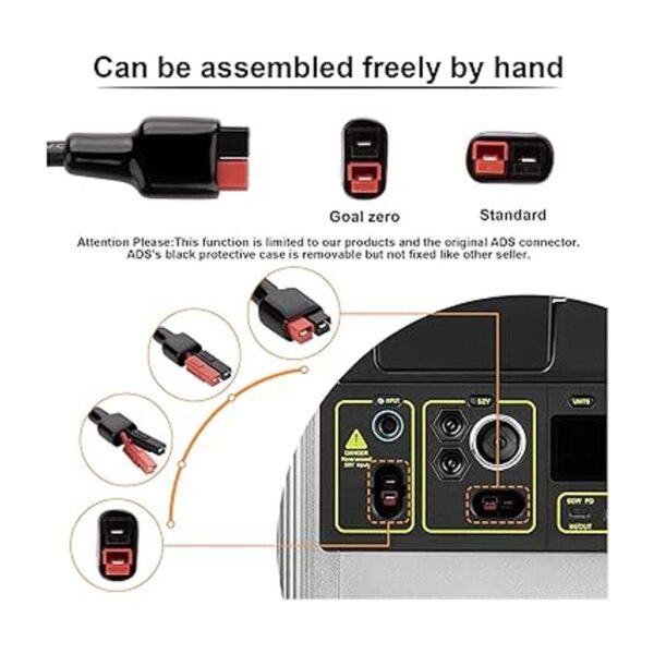 iGreely Cable de extensión 10AWG adaptador de cargador de_2