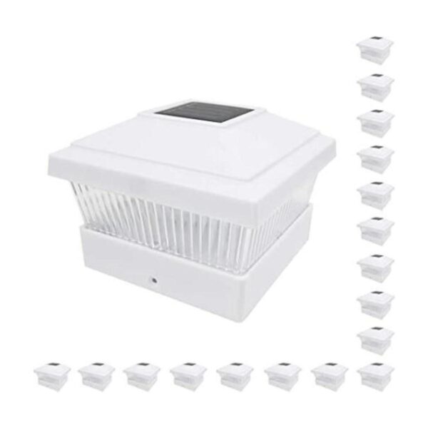 iGlow Paquete de 18 luces LED solares para jardín al aire_1