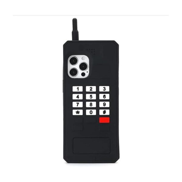 Funda retro para iPhone 13 Pro Max funda de goma de_1