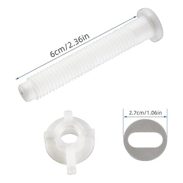 Tornillo universal de bisagra de asiento de inodoro para