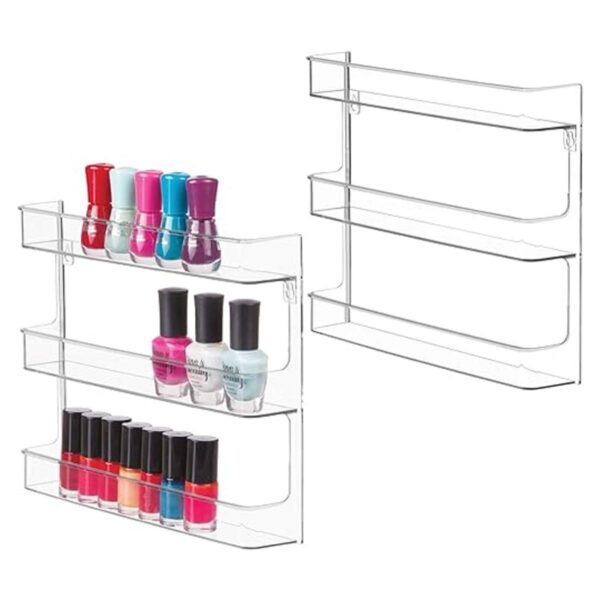 iDesign Hanging Nail Polish Cosmetics Organizer Set of_1