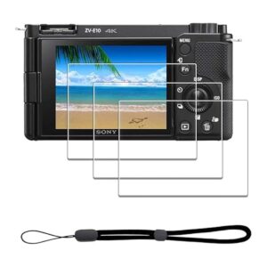 Protector de pantalla para Sony Alpha ZVE10 ZVE10 y cordón_1