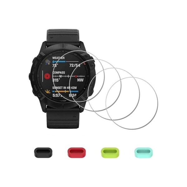 4 unidades Protector de pantalla para Garmin Fenix 6X_1