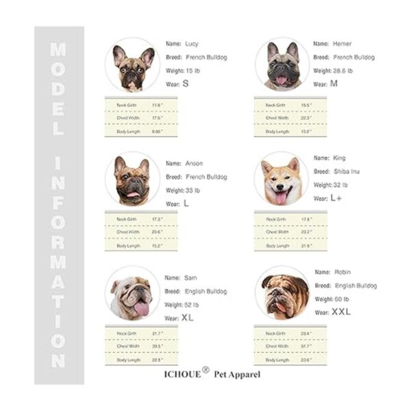 iChoue Suéter cálido de invierno para perros y mascotas_3