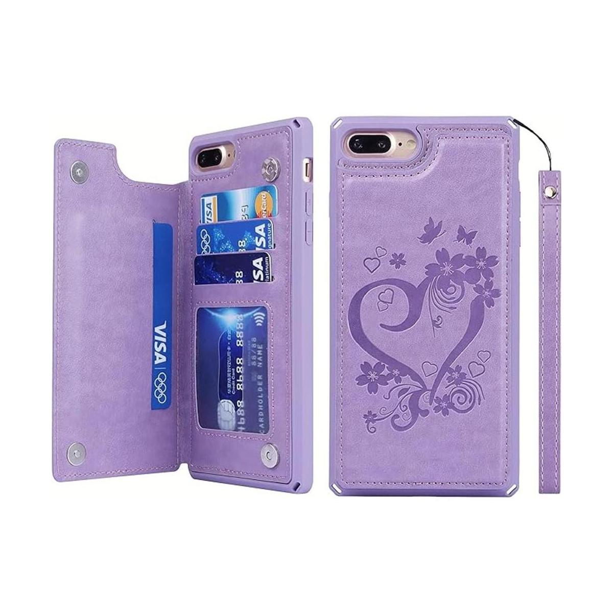 iCoverCase Funda tipo cartera para iPhone 8 Plus7 Plus