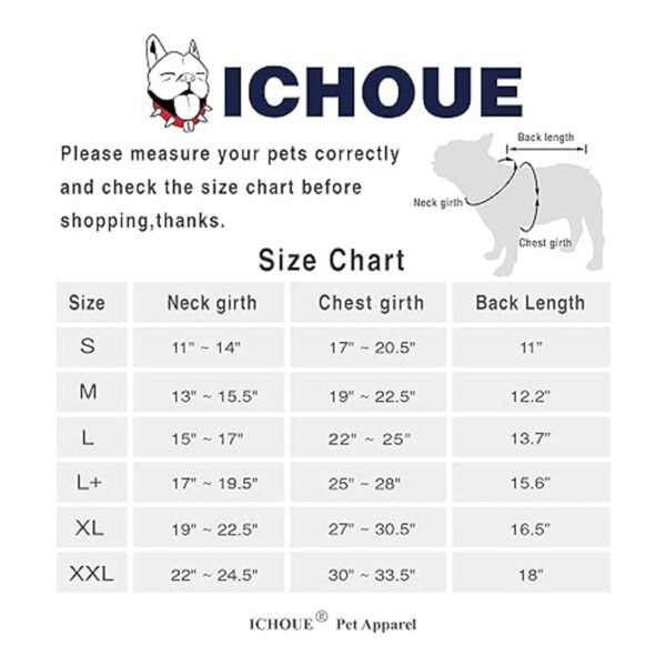 iChoue Dog Costumes Clothes Hoodies Sweatshirts_2