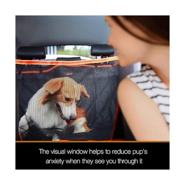 iBuddy Funda de asiento para perros con ventana de malla_2